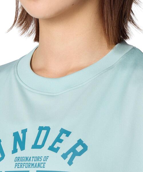 UNDER ARMOUR(アンダーアーマー)の「UAテック オーバーサイズ Tシャツ(トレーニング/レディース)(Tシャツ/カットソー・レディース・ブルー系・M/L/XL/S)」の4枚目の写真