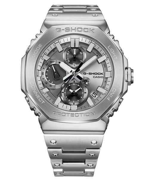 G-SHOCK（ジーショック）の「フルメタルクロノグラフ / スマートフォンリンク / GMC-B2100ADS-1AJF（アナログ腕時計・メンズ・シルバー×ブラック・FREE）」の14枚目の写真