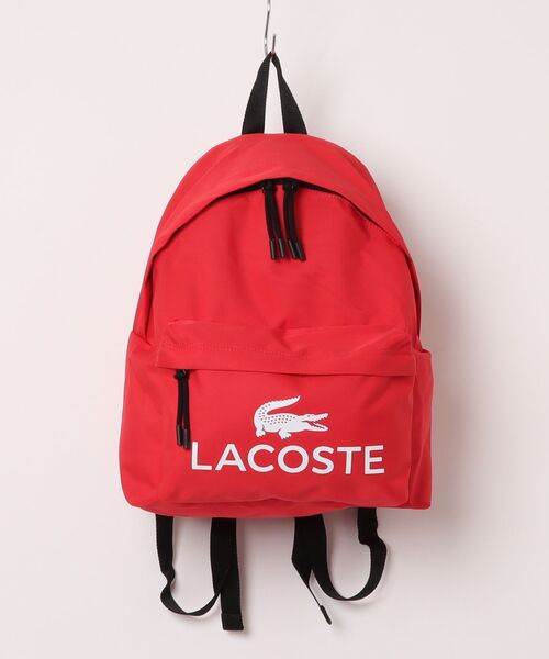 LACOSTE(ラコステ)の「《LACOSTE》クロックスポーツ デイパック(バックパック/リュック・メンズ・グレー/グリーン/レッド/ブラック/ネイビー・フリー)」の5枚目の写真
