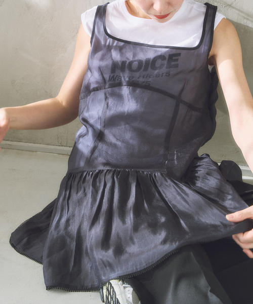 U by SPICK&SPAN（ユーバイスピックアンドスパン）の「le/ル SHEER LAYERED MINI OPS（ワンピース・レディース・アイボリー・FREE）」の4枚目の写真