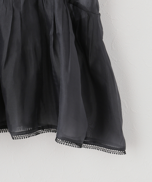 U by SPICK&SPAN（ユーバイスピックアンドスパン）の「le/ル SHEER LAYERED MINI OPS（ワンピース・レディース・アイボリー・FREE）」の20枚目の写真