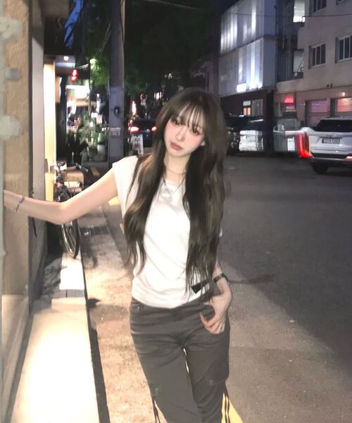 as you are(アズユーアー)の「サイドタックブーツカットパンツチャコール(その他パンツ・レディース・その他・SMALL/MEDIUM)」の10枚目の写真