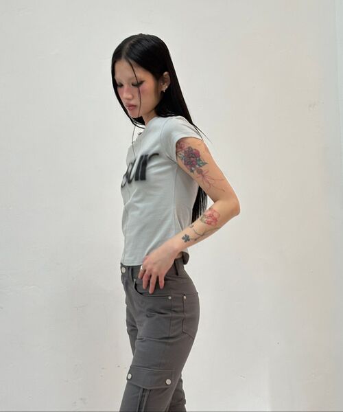 as you are(アズユーアー)の「サイドタックブーツカットパンツチャコール(その他パンツ・レディース・その他・SMALL/MEDIUM)」の12枚目の写真