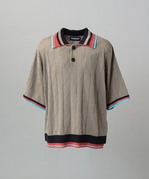 MAISON SPECIAL ストライプ ポロシャツ 長袖 MAISON SPECIAL（メゾンスペシャル） ポロシャツ メンズ レディース