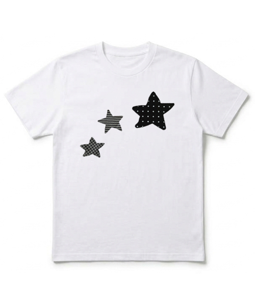 NTBC(エヌティービーシー)の「ドットオンスターロゴ半袖Tシャツ_2カラー(Tシャツ/カットソー・レディース・ホワイト/ブラック・SMALL/MEDIUM)」の7枚目の写真
