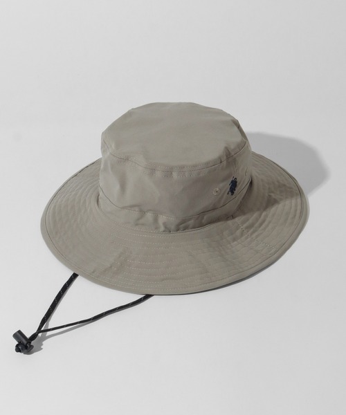 U.S. POLO ASSN.(ユーエスポロアッスン)の「【U.S. POLO ASSN./ユーエスポロアッスン】サンシェード付き UVカット機能 ワンポイント刺繍 アドベンチャーハット(ハット・メンズ・ブラック/ブルーグレー/サンドベージュ/ネイビー・FREE)」の2枚目の写真
