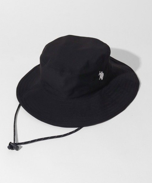 U.S. POLO ASSN.(ユーエスポロアッスン)の「【U.S. POLO ASSN./ユーエスポロアッスン】サンシェード付き UVカット機能 ワンポイント刺繍 アドベンチャーハット(ハット・メンズ・ブラック/ブルーグレー/サンドベージュ/ネイビー・FREE)」の12枚目の写真