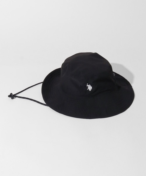 U.S. POLO ASSN.(ユーエスポロアッスン)の「【U.S. POLO ASSN./ユーエスポロアッスン】サンシェード付き UVカット機能 ワンポイント刺繍 アドベンチャーハット(ハット・メンズ・ブラック/ブルーグレー/サンドベージュ/ネイビー・FREE)」の14枚目の写真