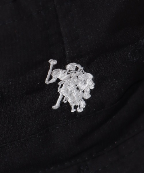 U.S. POLO ASSN.(ユーエスポロアッスン)の「【U.S. POLO ASSN./ユーエスポロアッスン】サンシェード付き UVカット機能 ワンポイント刺繍 アドベンチャーハット(ハット・メンズ・ブラック/ブルーグレー/サンドベージュ/ネイビー・FREE)」の18枚目の写真