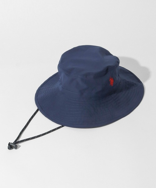 U.S. POLO ASSN.(ユーエスポロアッスン)の「【U.S. POLO ASSN./ユーエスポロアッスン】サンシェード付き UVカット機能 ワンポイント刺繍 アドベンチャーハット(ハット・メンズ・ブラック/ブルーグレー/サンドベージュ/ネイビー・FREE)」の13枚目の写真