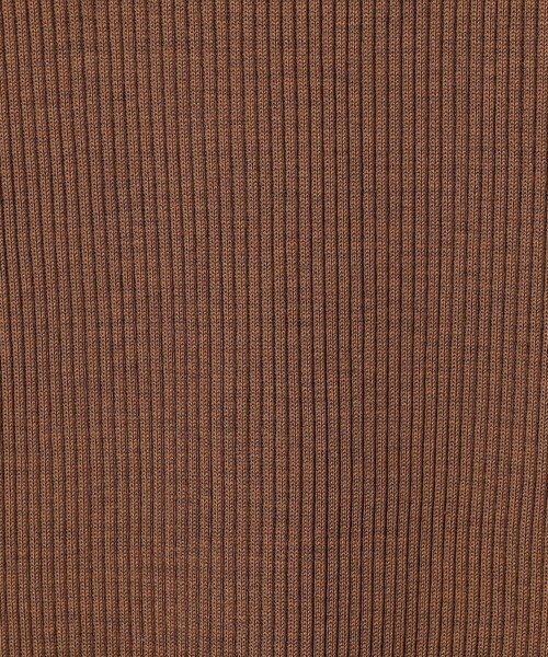DES PRES（デ・プレ）の「シルクコットンリブ ボートネックプルオーバー（Tシャツ/カットソー・レディース・ホワイト/キャメル/ブラック/ライトブルー・FREE）」の14枚目の写真