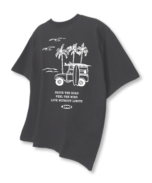 TI.GLAKE(ティーグレイク)の「ドライブザロード オーバーサイズ 半袖Tシャツ ダークグレー(Tシャツ/カットソー・メンズ・その他・LARGE/X-LARGE/XX-LARGE)」の3枚目の写真