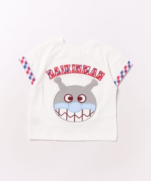 ANPANMAN KIDS COLLECTION(アンパンマンキッズコレクション)の「くるっと2WAY半袖Tシャツ アンパンマン ばいきんまん(Tシャツ/カットソー・キッズ・オフホワイト・80cm/90㎝/100cm/110cm/120cm)」の2枚目の写真