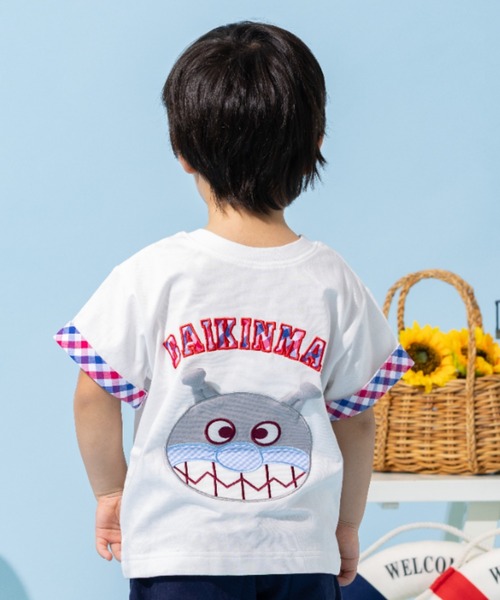 ANPANMAN KIDS COLLECTION(アンパンマンキッズコレクション)の「くるっと2WAY半袖Tシャツ アンパンマン ばいきんまん(Tシャツ/カットソー・キッズ・オフホワイト・80cm/90㎝/100cm/110cm/120cm)」の3枚目の写真
