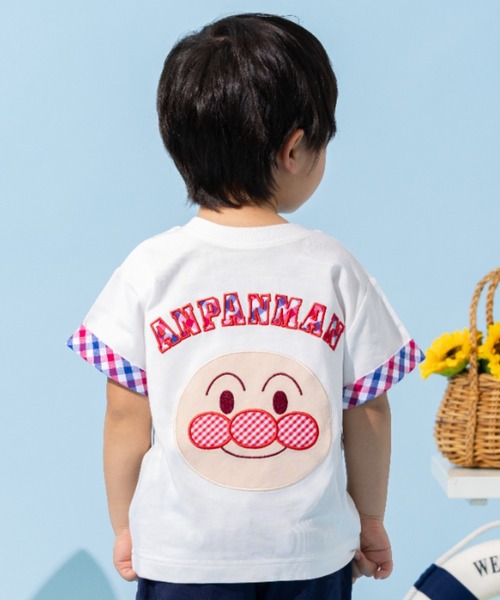 ANPANMAN KIDS COLLECTION(アンパンマンキッズコレクション)の「くるっと2WAY半袖Tシャツ アンパンマン ばいきんまん(Tシャツ/カットソー・キッズ・オフホワイト・80cm/90㎝/100cm/110cm/120cm)」の5枚目の写真