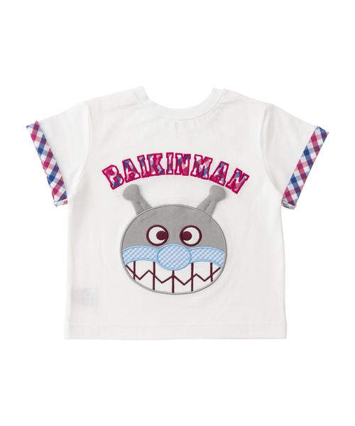 ANPANMAN KIDS COLLECTION(アンパンマンキッズコレクション)の「くるっと2WAY半袖Tシャツ アンパンマン ばいきんまん(Tシャツ/カットソー・キッズ・オフホワイト・80cm/90㎝/100cm/110cm/120cm)」の7枚目の写真