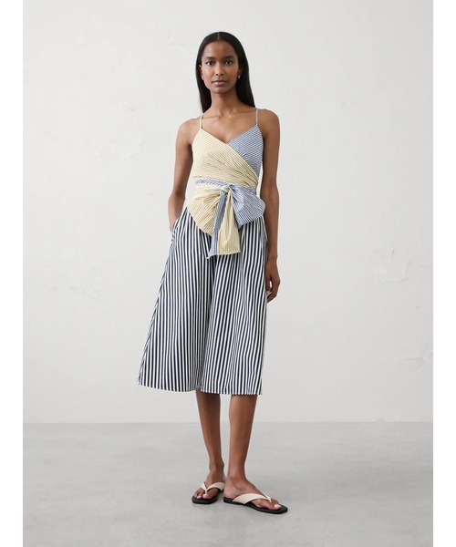 BANANA REPUBLIC FACTORY STORE(バナナリパブリック ファクトリーストア)の「BANANA REPUBLIC FACTORY STORE ストラッピー ラップ ミディワンピース(ワンピース・レディース・マルチ・L/M/S/XS)」の1枚目の写真