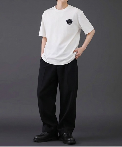revertical(リバーティカル)の「バックグラフィック クマプリント 半袖Tシャツ(Tシャツ/カットソー・メンズ・ホワイト/ブラック/サックスブルー・MEDIUM/LARGE)」の6枚目の写真