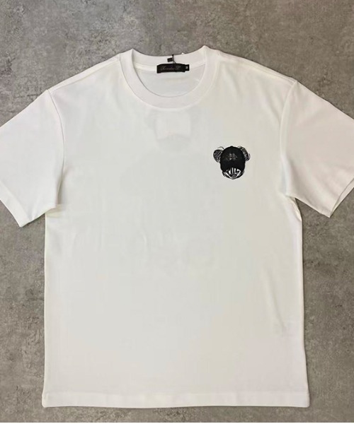 revertical(リバーティカル)の「バックグラフィック クマプリント 半袖Tシャツ(Tシャツ/カットソー・メンズ・ホワイト/ブラック/サックスブルー・MEDIUM/LARGE)」の18枚目の写真