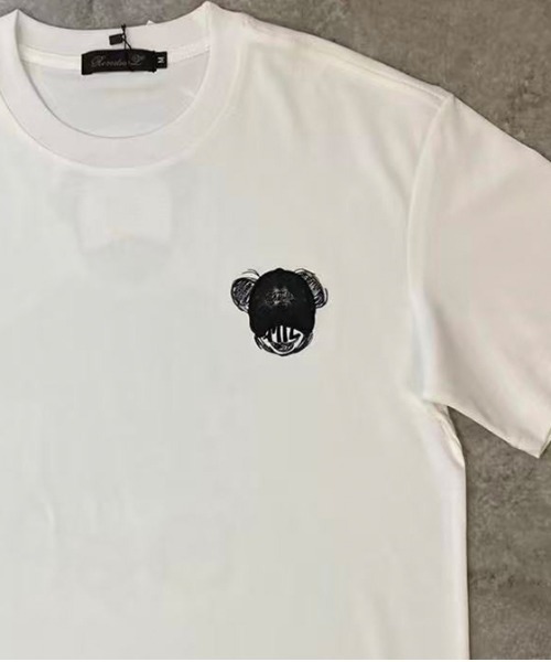 revertical(リバーティカル)の「バックグラフィック クマプリント 半袖Tシャツ(Tシャツ/カットソー・メンズ・ホワイト/ブラック/サックスブルー・MEDIUM/LARGE)」の19枚目の写真