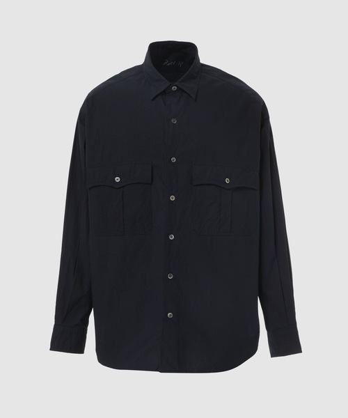 PORTER CLASSIC(ポータークラシック)の「ROLL UP TRAVELER'S SHIRT(シャツ/ブラウス・メンズ・ネイビー/オフホワイト/桜/ブラック/オリーブ・M/L)」の4枚目の写真