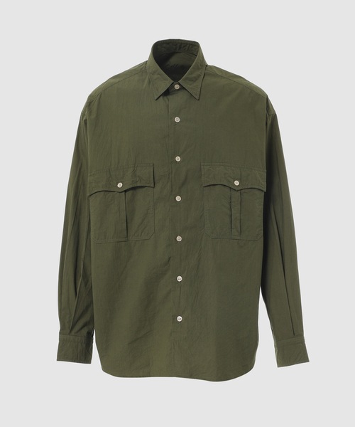 PORTER CLASSIC(ポータークラシック)の「ROLL UP TRAVELER'S SHIRT(シャツ/ブラウス・メンズ・ネイビー/オフホワイト/桜/ブラック/オリーブ・M/L)」の3枚目の写真