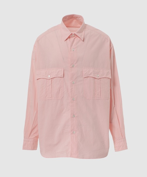 PORTER CLASSIC(ポータークラシック)の「ROLL UP TRAVELER'S SHIRT(シャツ/ブラウス・メンズ・ネイビー/オフホワイト/桜/ブラック/オリーブ・M/L)」の5枚目の写真