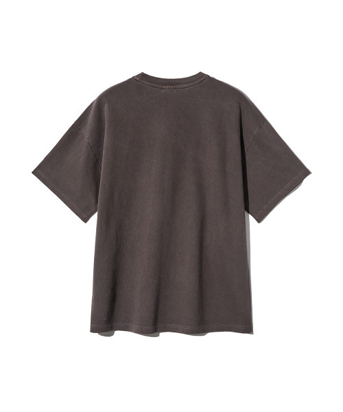GAKKAI UNIONS(ガッカイユニオンズ)の「ヒドゥンキャッチピグメント半袖Tシャツブラウン(Tシャツ/カットソー・レディース・その他・MEDIUM/LARGE)」の2枚目の写真