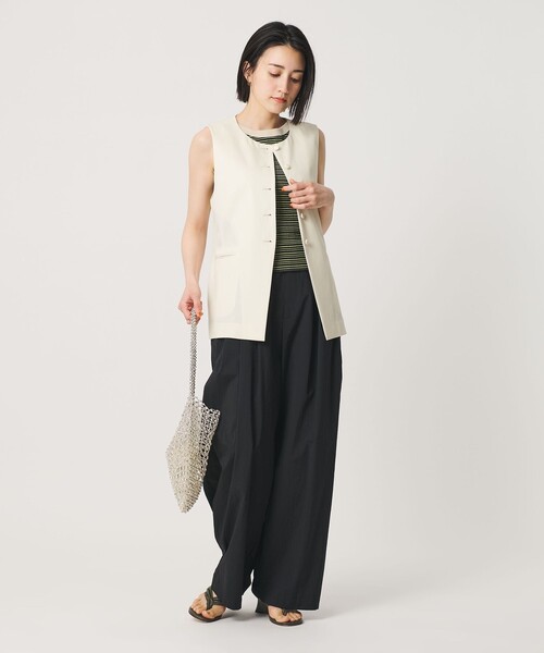 BEAUTY&YOUTH UNITED ARROWS(ビューティーアンドユースユナイテッドアローズ)の「マルチボーダー タンクトップ(タンクトップ・レディース・ケリーグリーン/グレー系/ブラウン系・FREE)」の22枚目の写真