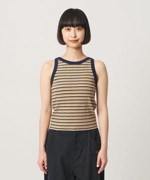 BEAUTY&YOUTH UNITED ARROWS(ビューティーアンドユースユナイテッドアローズ)の「マルチボーダー タンクトップ(タンクトップ・レディース・ケリーグリーン/グレー系/ブラウン系・FREE)」の21枚目の写真