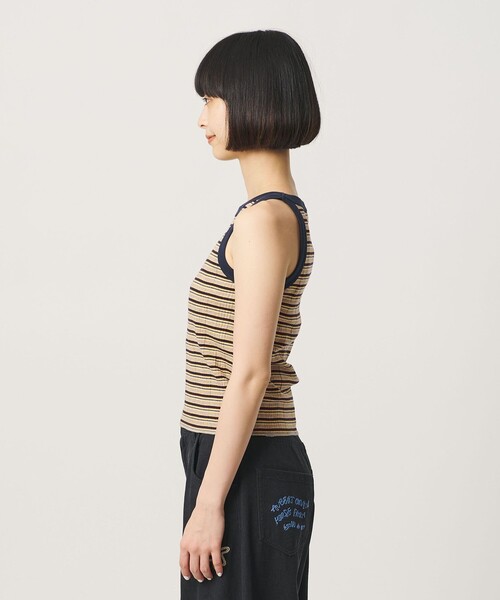 BEAUTY&YOUTH UNITED ARROWS(ビューティーアンドユースユナイテッドアローズ)の「マルチボーダー タンクトップ(タンクトップ・レディース・ケリーグリーン/グレー系/ブラウン系・FREE)」の20枚目の写真