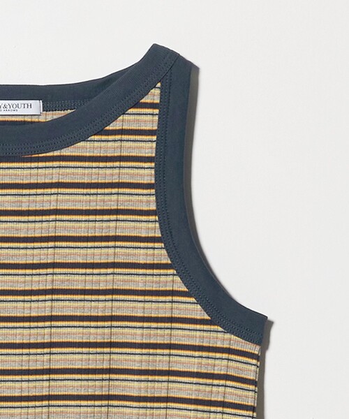 BEAUTY&YOUTH UNITED ARROWS(ビューティーアンドユースユナイテッドアローズ)の「マルチボーダー タンクトップ(タンクトップ・レディース・ケリーグリーン/グレー系/ブラウン系・FREE)」の15枚目の写真