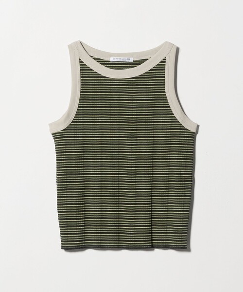 BEAUTY&YOUTH UNITED ARROWS(ビューティーアンドユースユナイテッドアローズ)の「マルチボーダー タンクトップ(タンクトップ・レディース・ケリーグリーン/グレー系/ブラウン系・FREE)」の8枚目の写真