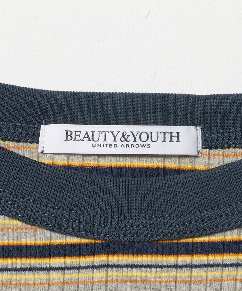 BEAUTY&YOUTH UNITED ARROWS(ビューティーアンドユースユナイテッドアローズ)の「マルチボーダー タンクトップ(タンクトップ・レディース・ケリーグリーン/グレー系/ブラウン系・FREE)」の5枚目の写真