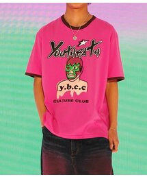 youthbath（ユースバース）の「WRESTLER GRAPHIC T-SHIRT_MAGENTA（Tシャツ/カットソー）」