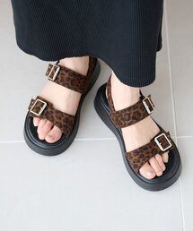 CIAOPANIC TYPY | :超軽量！スタッズデザイン厚底ベルトデザインサンダル(サンダル)