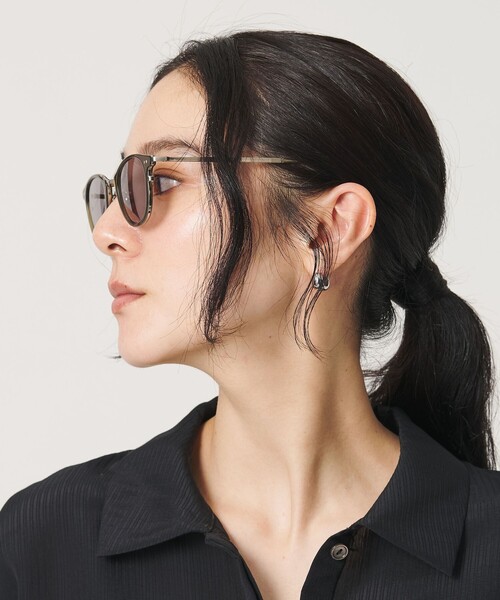 BEAUTY&YOUTH UNITED ARROWS（ビューティーアンドユースユナイテッドアローズ）の「コンビ ボストン フォールディング サングラス（サングラス・レディース・ブラウン系/オリーブ・FREE）」の20枚目の写真
