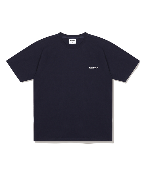 ANEWBROS（アニュブロス）の「アニュコンパクトロゴオーバーサイズ半袖Tシャツ4カラー [ANSE_2005]（Tシャツ/カットソー・レディース・ライトグレー/ブラック/ホワイト/ネイビー・SMALL/MEDIUM/LARGE/X-LARGE）」の4枚目の写真