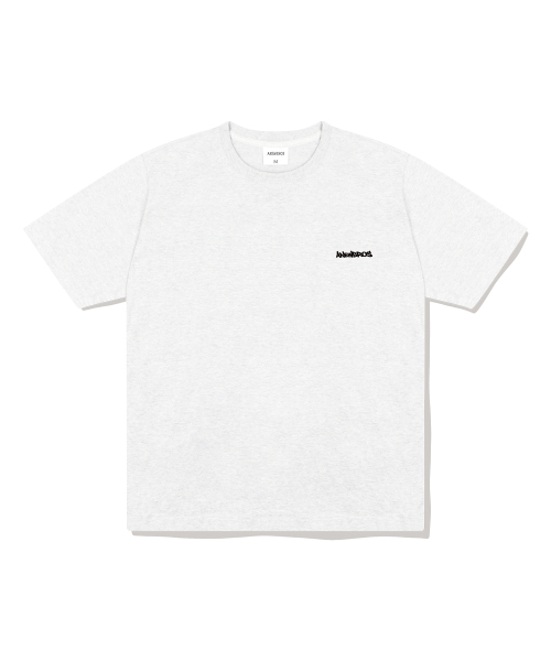 ANEWBROS（アニュブロス）の「アニュコンパクトロゴオーバーサイズ半袖Tシャツ4カラー [ANSE_2005]（Tシャツ/カットソー・レディース・ライトグレー/ブラック/ホワイト/ネイビー・SMALL/MEDIUM/LARGE/X-LARGE）」の6枚目の写真