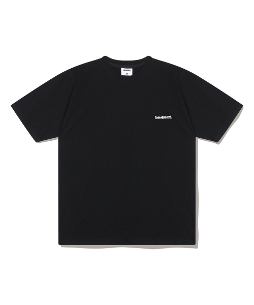 ANEWBROS（アニュブロス）の「アニュコンパクトロゴオーバーサイズ半袖Tシャツ4カラー [ANSE_2005]（Tシャツ/カットソー・レディース・ライトグレー/ブラック/ホワイト/ネイビー・SMALL/MEDIUM/LARGE/X-LARGE）」の8枚目の写真