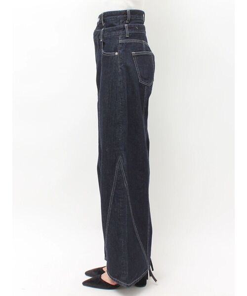 dazzlin(ダズリン)の「レイヤードワイドデニムパンツ(デニムパンツ・レディース・インディゴブルー・MEDIUM/SMALL)」の14枚目の写真
