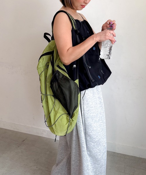 PICHI(ピイチ)の「Packable Backpack(バックパック/リュック・レディース・ブラック/ホワイト/グリーン・FREE)」の17枚目の写真