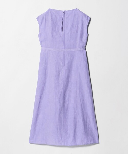 UNITED ARROWS(ユナイテッドアローズ)の「リネン シャーリング スキッパー ワンピース ‐ウォッシャブル‐(ワンピース・レディース・ブラック/ホワイト/ライラック・38/36)」の16枚目の写真