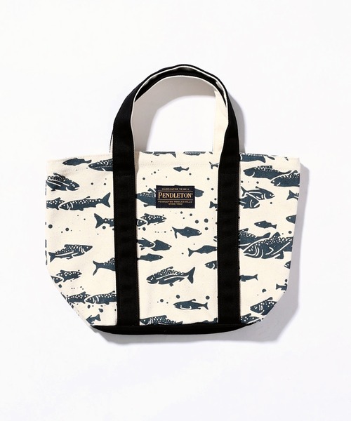 PENDLETON（ペンドルトン）の「PENDLETON ペンドルトン Salomn Falls CANVAS MINI TOTE サーモン フォールズ キャンバス ミニ トートバッグ（トートバッグ・レディース・ブラック/ブルー・FREE）」の3枚目の写真