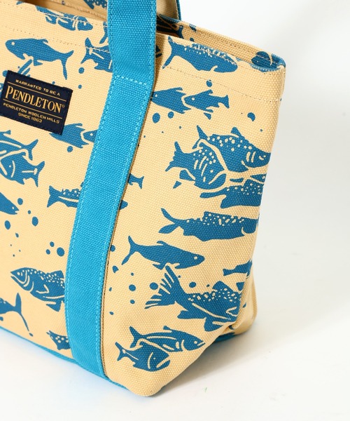 PENDLETON（ペンドルトン）の「PENDLETON ペンドルトン Salomn Falls CANVAS MINI TOTE サーモン フォールズ キャンバス ミニ トートバッグ（トートバッグ・レディース・ブラック/ブルー・FREE）」の9枚目の写真