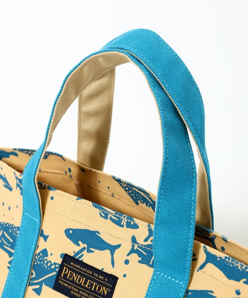 PENDLETON（ペンドルトン）の「PENDLETON ペンドルトン Salomn Falls CANVAS MINI TOTE サーモン フォールズ キャンバス ミニ トートバッグ（トートバッグ・レディース・ブラック/ブルー・FREE）」の10枚目の写真