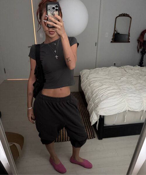 ODOR(オドー)の「Mellow fit tee - White(Tシャツ/カットソー・レディース・その他・FREE)」の5枚目の写真