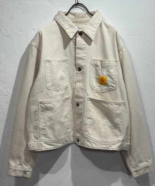 Beyond Basics(ビヨンド ベーシックス)の「児島新鮮組 / GHORE JACKET(デニムジャケット・メンズ・ナチュラル/インディゴブルー・FREE)」の2枚目の写真