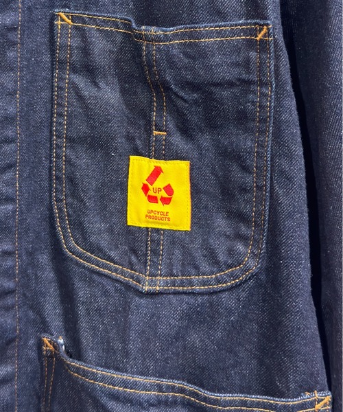 Beyond Basics(ビヨンド ベーシックス)の「児島新鮮組 / GHORE JACKET(デニムジャケット・メンズ・ナチュラル/インディゴブルー・FREE)」の5枚目の写真
