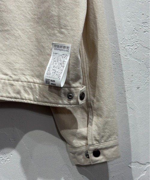 Beyond Basics(ビヨンド ベーシックス)の「児島新鮮組 / GHORE JACKET(デニムジャケット・メンズ・ナチュラル/インディゴブルー・FREE)」の10枚目の写真